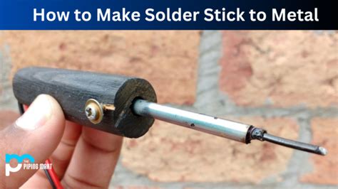 will solder stick to steel